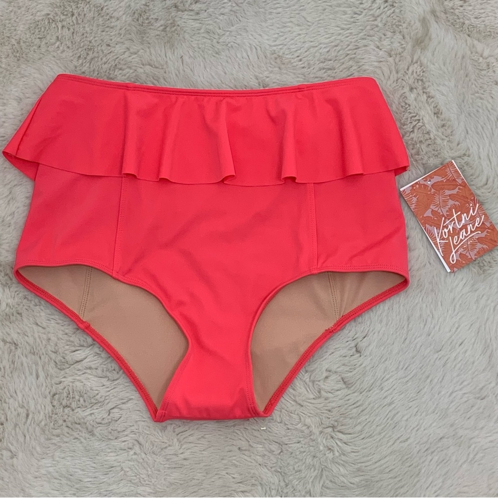 Kortni Jeane Peplum Bikini Bottoms